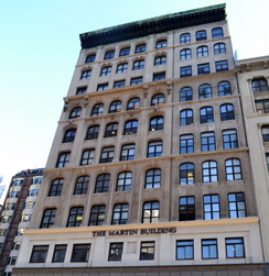 Park Dental Research is located in the Martin Building New York, New York